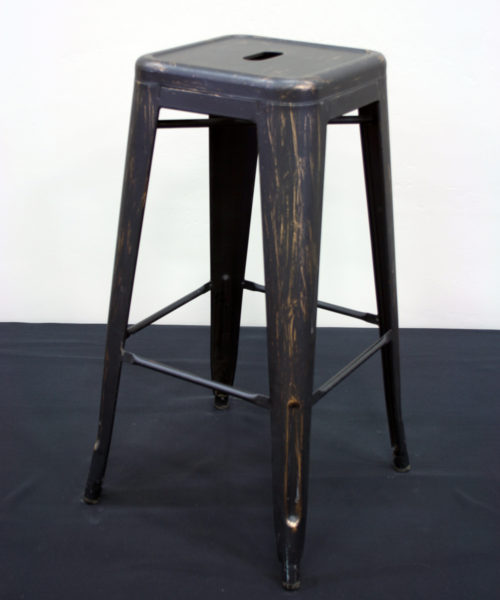 Barstool, School House Black/Gold